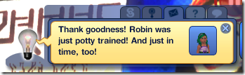 robin potty trained
